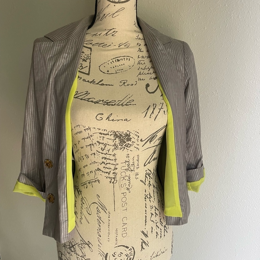 🧑‍🎄 Rachel Roy blazer 3/4 sleeve Small 2 EUC (4) - Picture 6 of 7